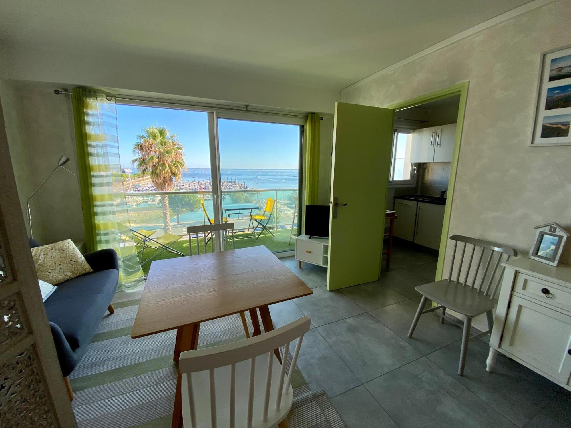 Apartment Expedit Mer Studio Moderne Vue Mer Aiguillon Arcachon
